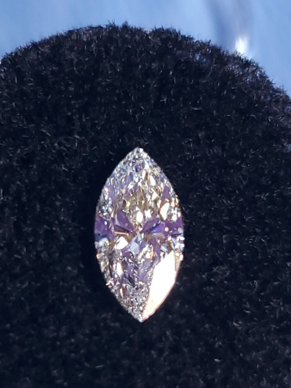 1.03 Carat Diamond Marquise Shaped, Brilliant Cut Lab Grown